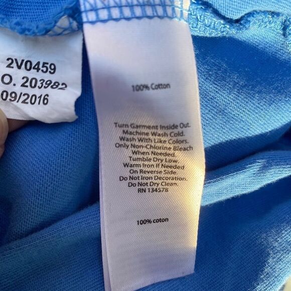 Vineyard Vines Happy Holiday 2016 Long Sleeve Blue Whale Logo Tee Shirt Top XS - Picture 7 of 8